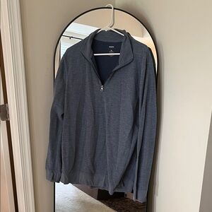 Sonoma Men's Blue Zip-Up Sweater